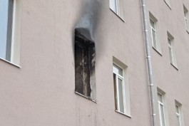 На улице Хмельницкого в Калининграде произошёл крупный пожар: жильцов будут расселять