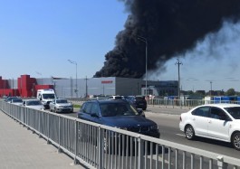 Пожарные локализовали возгорание на территории «Мираторга» в Калининграде