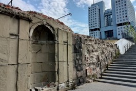 В Калининграде обрушилась часть арки Южной террасы Королевского замка (фото)