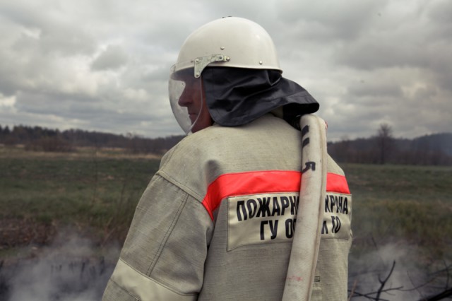 «На вертолёте и с водными пушками»: как калининградские и польские спасатели тушили «пожар» (фото, видео)