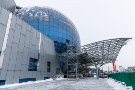 В Калининграде возобновили строительство корпуса-шара Музея Мирового океана