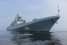 Корабли НАТО сопровождали новый фрегат по пути из Балтийска в Севастополь