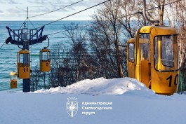 Канатную дорогу в Светлогорске закрыли на ремонт до 20 февраля