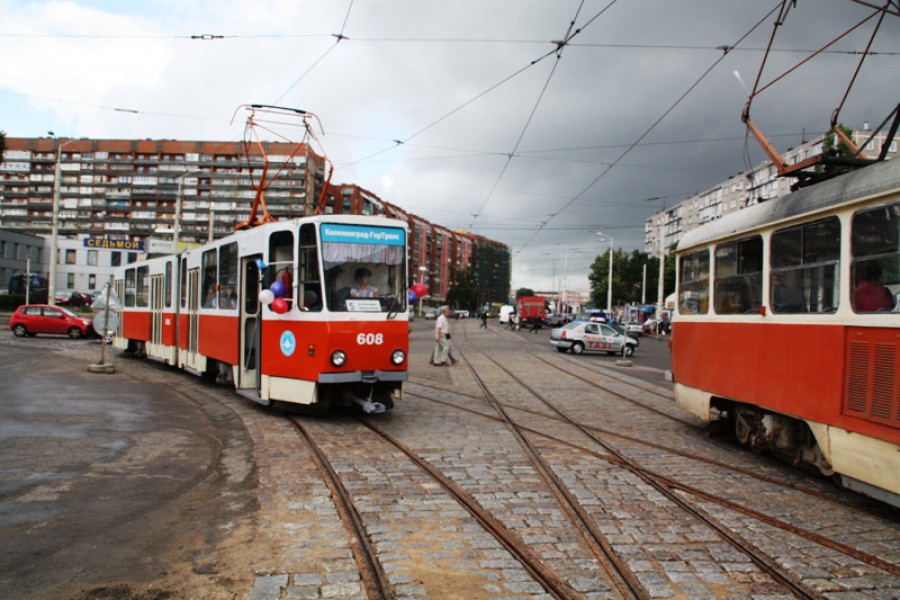 Калининградский трамвай способен развивать скорость до 80км/ч