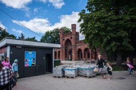 Власти Калининграда хотят переместить торговый павильон у Росгартенских ворот