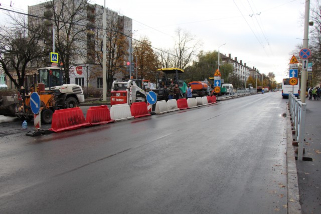 В выходные подрядчик планирует открыть последний участок улицы Горького