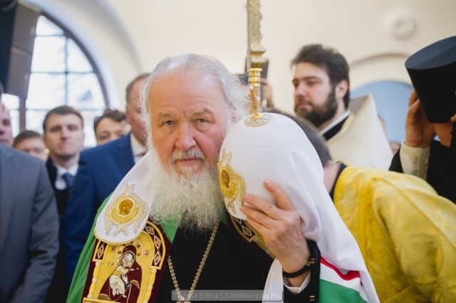 Патриарх Кирилл оценил собор Христа Спасителя в Калининграде после росписи
