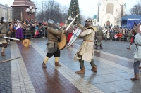 В центре Калининграда сразились средневековые рыцари (фото, видео)