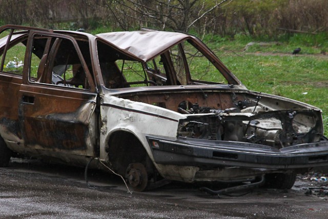 За сутки в Калининградской области сгорело три автомобиля, два тягача, экскаватор и мотоцикл