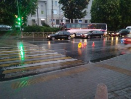 На проспекте Победы в Калининграде мотоциклист сбил ребёнка и скрылся