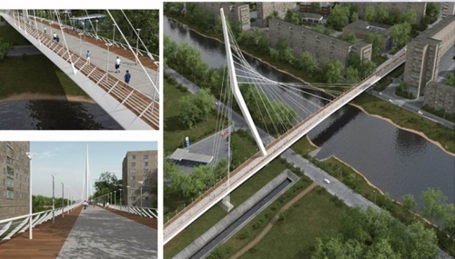 Депутаты Облдумы предложили заменить пешеходные мосты на Остров автомобильными