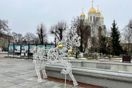 Площадь Победы в Калининграде начали украшать к Новому году (фото)