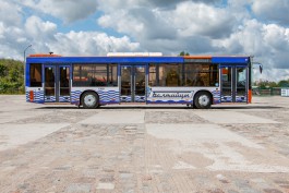 По Калининграду начали курсировать автобусы с символикой ФК «Балтика»