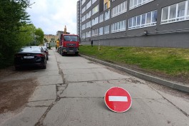 В районе улицы Дадаева в Калининграде начали ремонтировать проезд к жилым домам