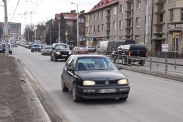 Из-за ДТП заблокировано движение на ул. Горького в Калининграде