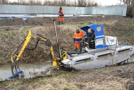 В Калининградской области начали расчищать реку Лесную