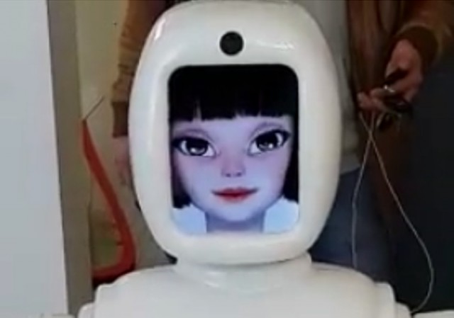 Посетителей чебуречной в Талпаках будет обслуживать робот-официант Ксюша