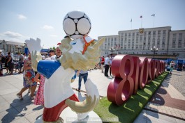 В первый день парк футбола в Калининграде посетило более 12 тысяч человек