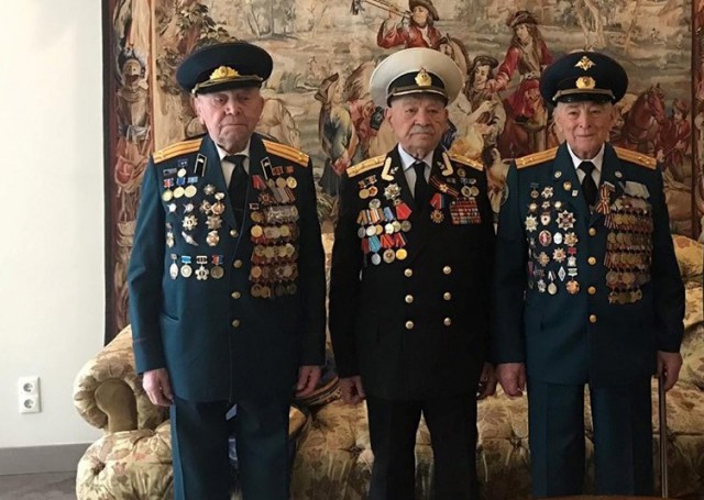 Калининградские ветераны приняли участие в параде Победы в Москве