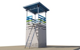Власти Зеленоградска представили эскизный проект пляжных спасательных вышек
