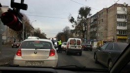 Из-за ДТП на ул. Невского в Калининграде образовалась серьёзная пробка