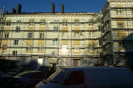 Ремонт крыши здания на площади Победы в Калининграде обещают закончить к 10 декабря