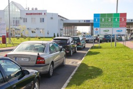 В 2015 году количество автомобилей на российско-польской границе уменьшилось на 12%