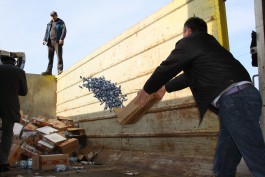 В Калининградской области таможенники уничтожили 450 кг контрафактных конфет