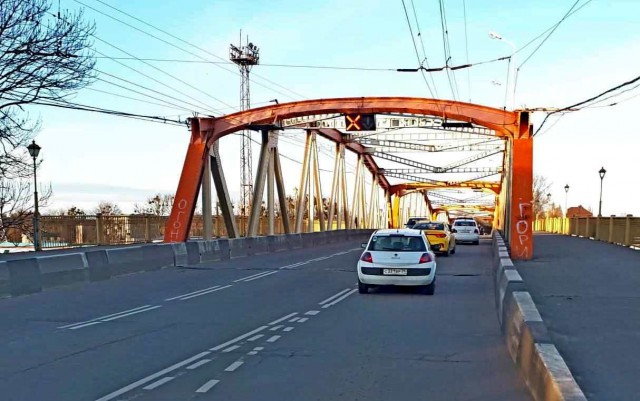 Оранжевый мост на Киевской в Калининграде частично перекроют на ремонт с 12 апреля