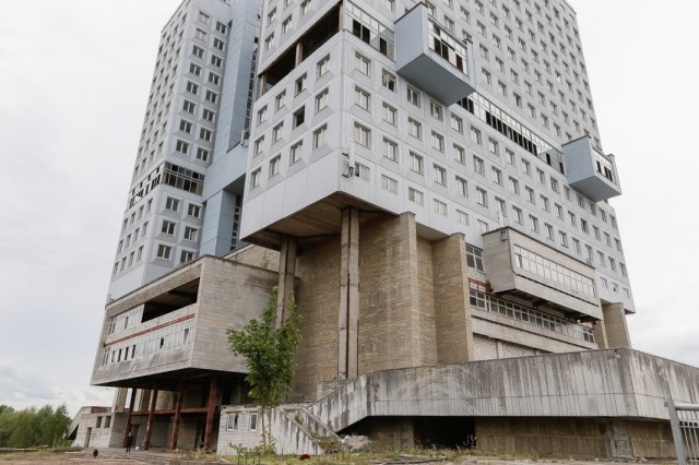 «Городская икона»: Антон Сагаль предложил сохранить Дом Советов в виде монумента с общественными пространствами