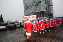 Из-за шествия Дедов Морозов на два часа перекроют центр Калининграда