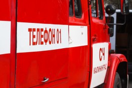 В Черняховске пожарные тушили туалет