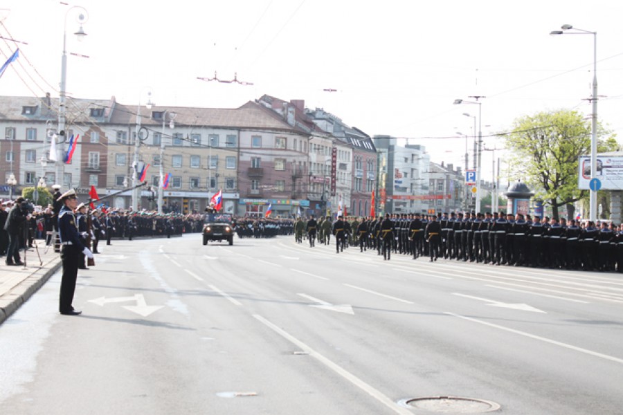 Центр Калининграда перекроют на время репетиции парада 4 мая