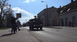 В Варминско-Мазурское воеводство Польши прибыли первые солдаты НАТО (видео)