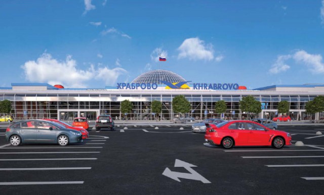 Автовокзал аэропорт калининград. Аэропорт Калининград. Калининград аэропорт терминал. Аэропорт Храброво Калининград парковка.
