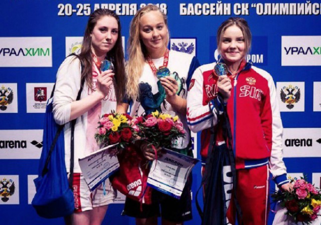 Анна Егорова с медалью московского старта