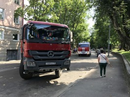 На проспекте Мира в Калининграде произошло возгорание в жилом доме