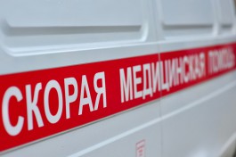 В Калининграде столкнулись маршрутка и скорая помощь: трое пострадавших