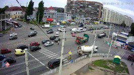 В Калининграде до вечера отключили светофор на перекрёстке улиц Фрунзе и 9 Апреля