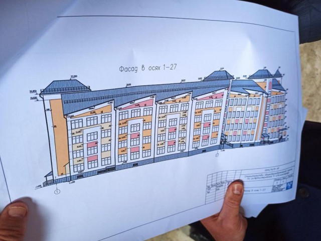 Власти представили новые фасады школы на улице Артиллерийской в Калининграде