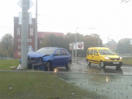 Из-за непогоды в Калининграде с утра произошло уже несколько ДТП (фото) (фото)