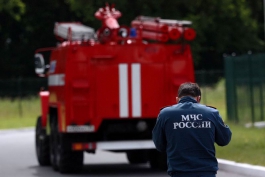 При пожаре в Полесском районе погиб мужчина