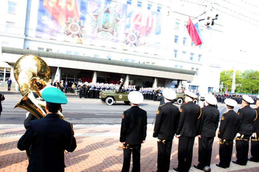 В День Победы перекроют движение транспорта в центре Калининграда