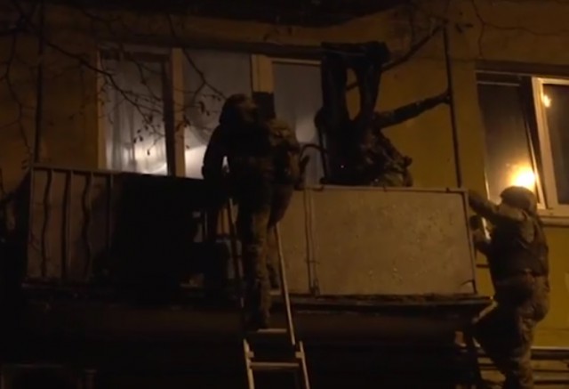 Спецоперация по задержанию боевиков в Калининграде