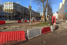 «Ограничители в центре»: как ремонтируют улицу Театральную в Калининграде (фото)