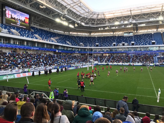 Сборная Грузии выиграла чемпионат Европы по регби в Калининграде (видео)