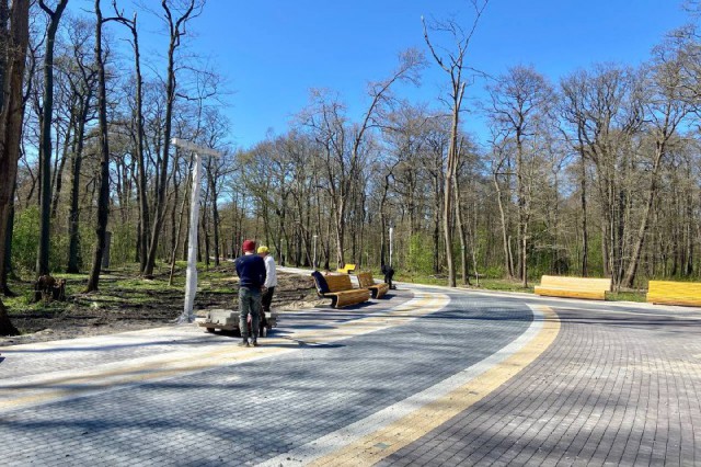 Вдоль парка Головко в Балтийске планируют построить дорогу с парковками и веломаршрутом