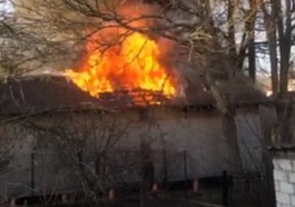 В Янтарном загорелся лагерь при храме, который закрывали из-за нарушений пожарной безопасности