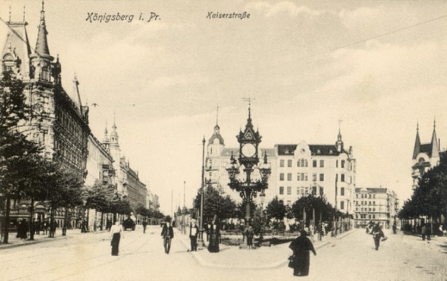 Кайзерштрассе и Хофманштрассе (ул. Краснооктябрьская), ок. 1910г.