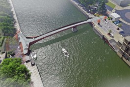 Власти обсуждают со Сбербанком начало строительства моста от бывшего ДКМ на остров Канта в Калининграде